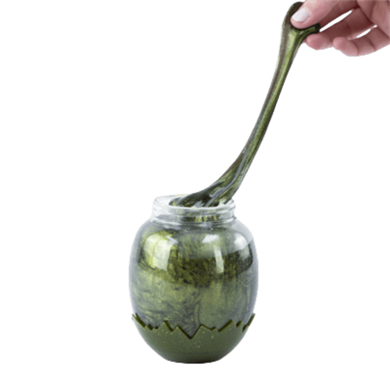 Stort dinosauregg med slim