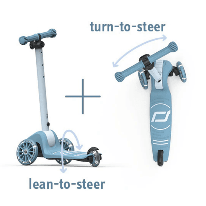 Hovedbilde Scoot & Ride Highwaykick S3 sparkesykkel - Steel