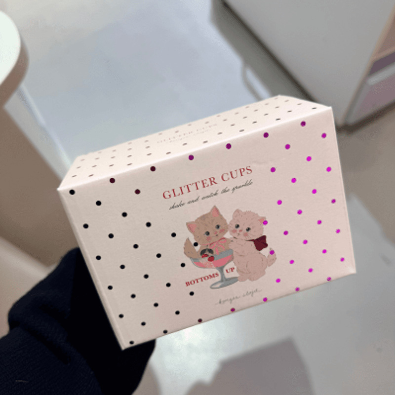 Glitterkopp 2 pk - Rose cat