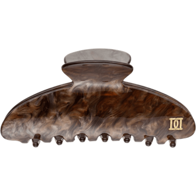Hovedbilde  Plain hårklipe stor - Chocolate brown