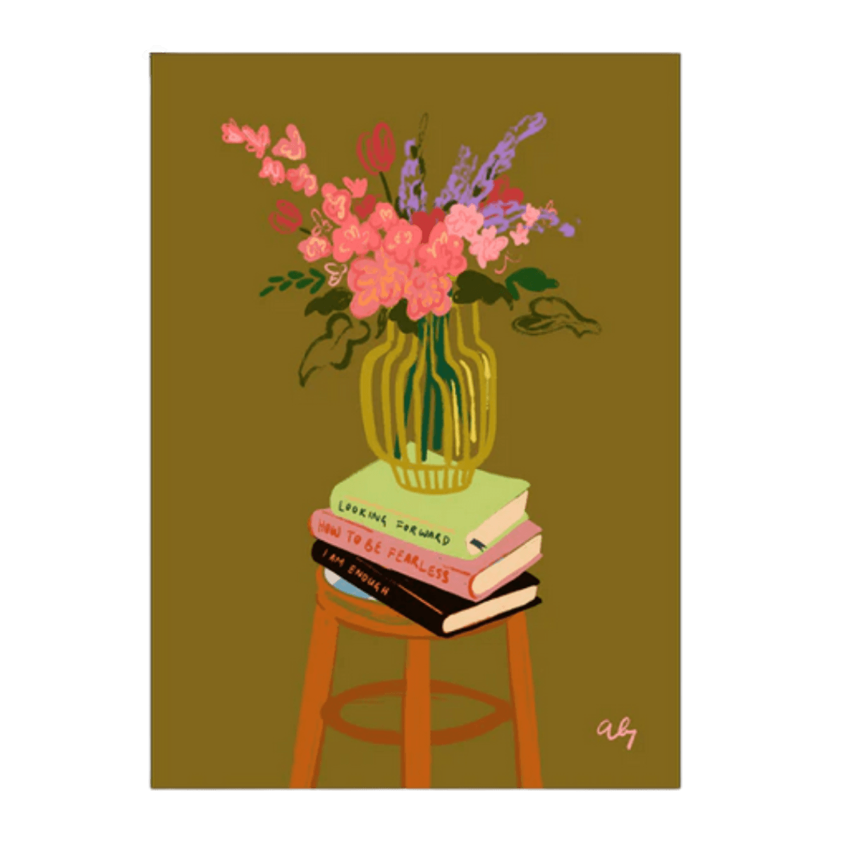 Poster - Floral Vase 