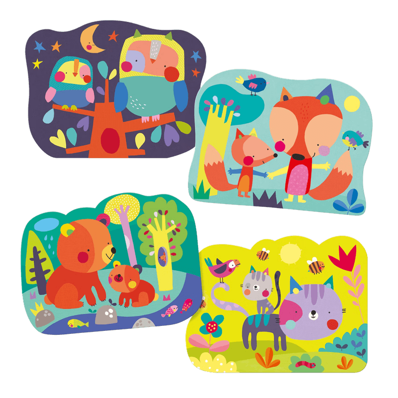 Magisk fargelegging med skogsdyr