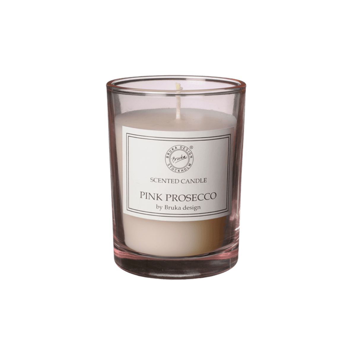 Bruka Duftlys - Pink prosecco lys rosa