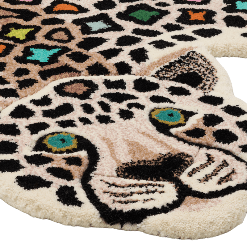 Disco Leopard Rug large