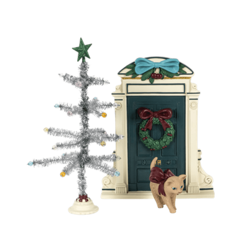 CHRISTMAS ELF DOOR - Nissedør med tilbehør
